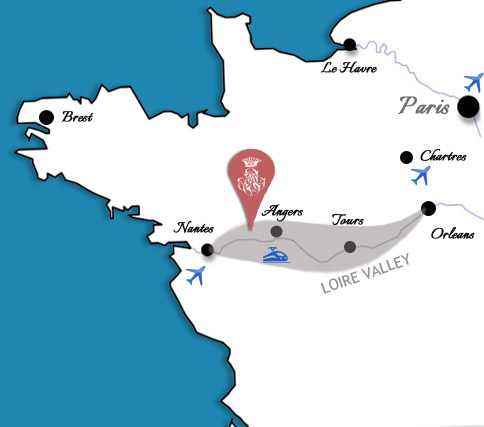 Château de La Caillotière - Location Château de La Caillotière - Loire Valley